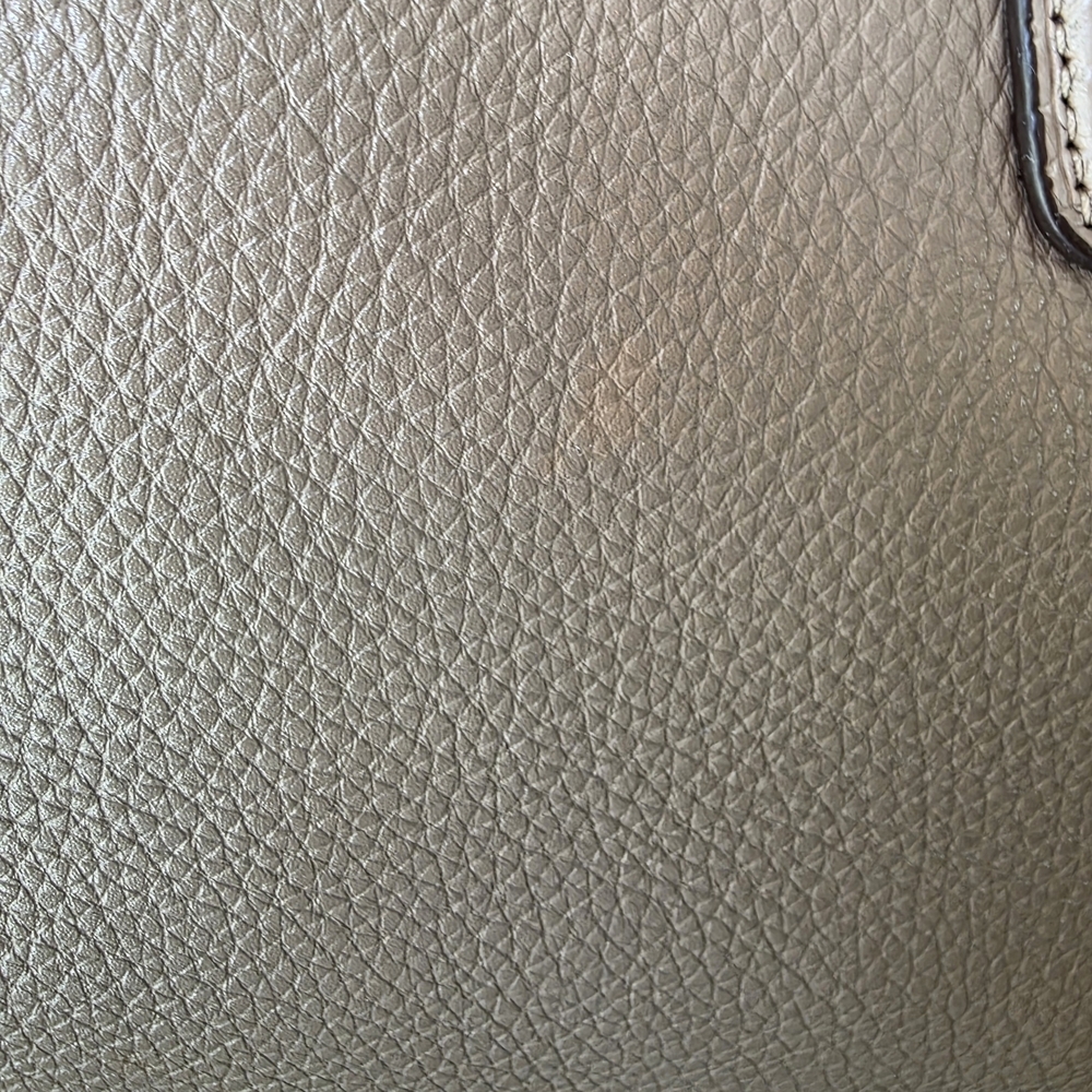 Coach Morgan Satchel/Shoulder Bag In Taupe Pebble Grain Leather With Exotic Trim - Picture 3 of 16